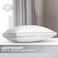 Hotel Linen Klub Down-Proof Double-Piped Pillow - Size: 50 x 75 + 4 cm, Outer Cover: 233 TC 100% Cotton, Filled with Soft Microfiber for Ultimate Comfort, Support, and Luxurious Sleep Experience