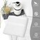 Hotel Linen Klub 4-Piece Towel Set - Premium Cotton Terry, Luxurious Ringspun, 480 GSM Highly Absorbent and Quick Dry for Spa-Like Comfort, 2 Bath Towels, 2 Hand Towels, White