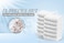 Hotel Linen Klub Glofresh Anti-Microbial 100% Cotton Face Towel Set - Pack of 12 Pieces, 30 x 30 cm, White - Luxurious Softness and Enhanced Hygiene for Daily Use and Spa Experience