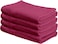 Princess Hotel Linen Klub 4-Piece Bath Towel Set - Premium Cotton Terry, Luxurious Ringspun, 480 GSM Highly Absorbent and Quick Dry for Spa-Like Comfort, Size: 70 x 140 cm, Fuchsia Pink