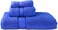 Hotel Linen Klub LUXURY PACK of 3 Bathroom Towel Sets -100% Cotton 650 GSM Terry Dobby Border Ring Spun -Super Soft,Quick Dry,Highly Absorbent,Bath Towel,Hand Towel and Face Towel,Royal Blue