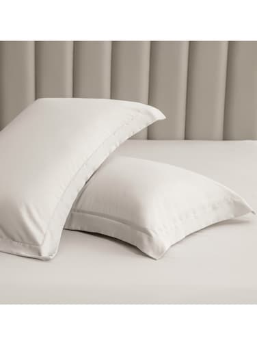 Microfiber Pillowcases 2-Pcs Soft Pillow Cover (50 x 75 CM) With Envelope Closure (Without Pillow Insert),Silk