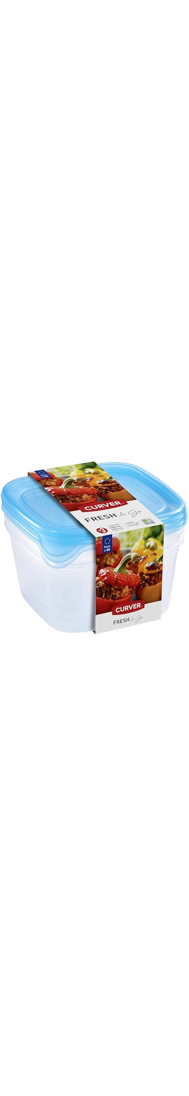 Curver,Food Storage,Fresh&amp;Go,Set of 3 Pieces,with cover,1.2L