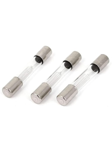 Microwave Oven High Voltage Glass Tube Cartridge Fuse, 5Kv 6Mmx40Mm 3Pcs, 600Ma 700Ma 800Ma 900Ma (0.9A (900Ma))
