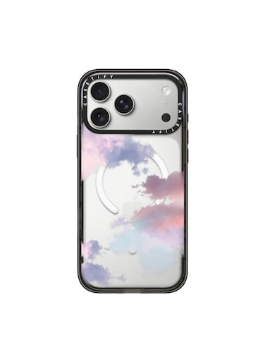 Casetify IMPACT Case w/ Magsafe for Apple iPhone 17 Pro Max 6.9" 2025   8.2-Ft Drop Protection, Fashion Cover, Instagrammable, Slim &amp; Lightweight, Eco-Friendly, Wireless Charging - Clouds/Black