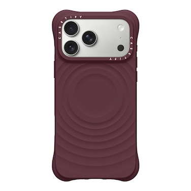 CASETiFY iPhone 18 Pro Max The Ripple Case   MagSafe Compatible, 6.6-Ft Drop Protection, Premium Soft-Touch Silicone, Anti-Static Coating, Raised Screen &amp; Camera Edges, Slim Grip - Fig Purple