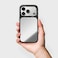 CASETiFY iPhone 18 Pro Impact Canvas Mirror Case   MagSafe Compatible, Reflective Mirror Back, Protective Phone Case, Raised Screen &amp; Camera Edges, Charm-Ready - Silver / Glossy Black