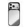 CASETiFY iPhone 18 Pro Impact Canvas Mirror Case   MagSafe Compatible, Reflective Mirror Back, Protective Phone Case, Raised Screen &amp; Camera Edges, Charm-Ready - Silver / Glossy Black
