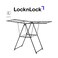 LocknLock Strong Laundry Drying Rack in Black &ndash; Heavy-Duty, Foldable &amp; Space-Saving