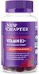 New Chapter Organic Vitamin D3+ Gummies &ndash; 72% Less Sugar, 1, 000 IU USDA Organic Vitamin D, One Daily Gummy For Strong Bones &amp; Muscle Function, Non-GMO, Gluten Free, Mixed Berry Flavored, 60Ct