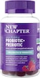 New Chapter Probiotic Gummies For Women And Men, All-Flora (1 Month Supply) &ndash; 55% Less Sugar+, Formulated For Holistic Gut Health Support With Probiotics + Prebiotic Fiber + 100% Vegan + Non-GMO