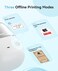 NIIMBOT B2 PRO Label Maker Machine, 300DPI HD Thermal Photo Label Printer, Support Red -Black Dual Color Printing, Sticker Printer for Home, Business and Office, Came with 1 Roll Label,Silver