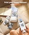 NIIMBOT B2 PRO Label Maker Machine, 300DPI HD Thermal Photo Label Printer, Support Red -Black Dual Color Printing, Sticker Printer for Home, Business and Office, Came with 1 Roll Label,Silver