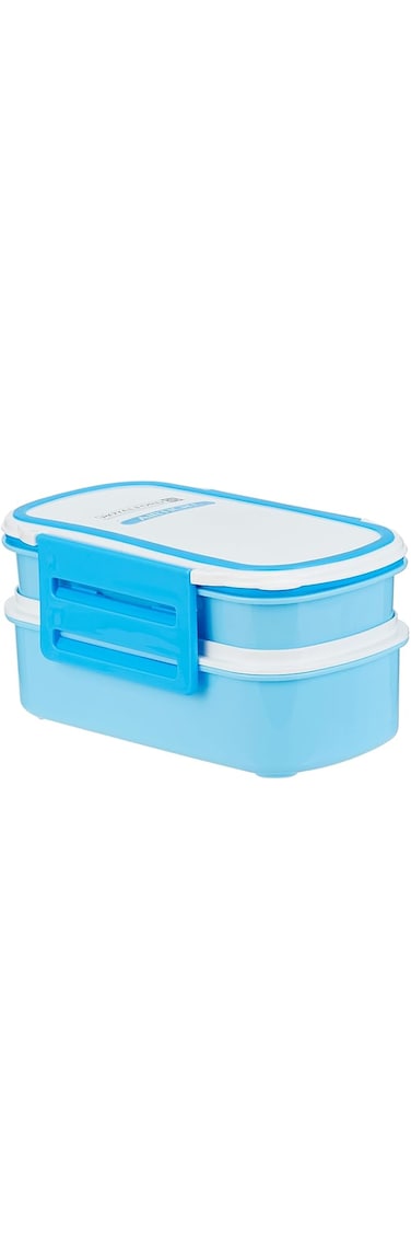 Royalford Airtight Lunch Box with 2 Layer Portable &amp; Practical Lunch Box Student Lunch Box ThickLayer Compartment Microwave/Dishwasher Safe Food Storage Box Set for Office Worker Food Container, Multi