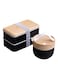 Bento Box, Adult Lunch Box with Compartments for Women &amp; Men,(47oz) Stackable Japanese Bento Lunchbox,Rectangle Lunchable Food Container with Utensil Set (Black)