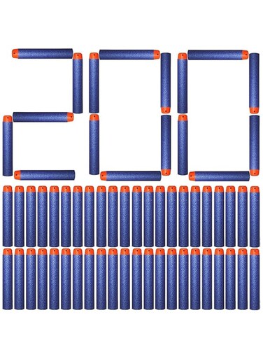Mumoo Bear 100 Pack Bullets for Nerf, 7.2cm Refill Foam Darts for X Shot N-Strike Elite 2.0 Series Blasters, Soft Bullet Toy Gun Ammunition Accessories, Replacement Darts for Target Practice