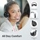EKSA H35 Wireless Headset with Mic for Work, Bluetooth 5.4 Headphones with AI Noise-Canceling Microphone, 25H Playtime &amp; Mic Mute,169g On Ear Headphones for Trucker/Remote Work/Call Center/Office