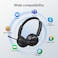 EKSA H35 Wireless Headset with Mic for Work, Bluetooth 5.4 Headphones with AI Noise-Canceling Microphone, 25H Playtime &amp; Mic Mute,169g On Ear Headphones for Trucker/Remote Work/Call Center/Office
