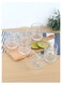 Embossed Old Fashioned Whiskey Glasses - Durable 300ml Glass Tumbler for Cocktails, Water, Juice, Beer, Wine-Special Edition Glassware Set, Dishware, Dishwasher Safe