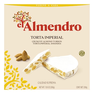 Almendro Crunchy Almond Turron, 200g