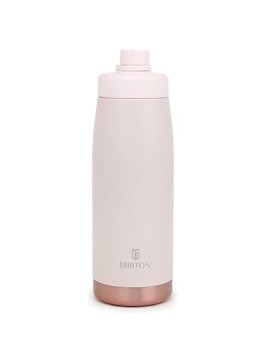 Briiton COSMOS 1000ml-34Oz Stainless steel Water Bottle Cream,18/8 FoodGrade Thermo Vacuum Insulated Flask,24hrs Hydro Hot &amp; Cold,SS304 Aqua Sports Bottle,BPA-Free,For Kids,School,office,Gym,Travel