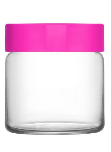 3-Piece Novo Jar Set Clear/Pink 635ml