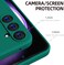 Case for Samsung Galaxy S23 FE Cover, Liquid Gel Rubber Bumper Case with Camera Protection Soft Microfiber Lining Cushion Slim Hard Shell Shockproof Protective Cover for Samsung Galaxy S23 FE (Green)
