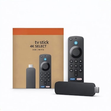 Fire TV Stick 4K Select, 8 GB Storage, Wi-Fi 5, Streaming Media Player with Remote