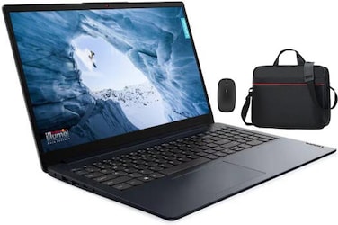 Lenovo IdeaPad 1 15IRU7 Laptop, 15.6" FHD Touch Display, Intel Core i5-1335U Processor, 16GB RAM, 2TB SSD, Intel Iris Xe Graphics, English US K/B, Win 11, Blue + Free MS Office 2024 &amp; Beg