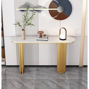 AWD Console Table -Luxury Entryway and Hallway Home D&eacute;cor Office Furniture. 120cm