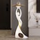 AWD Figurine Art Dancing Ornament Table, Floor Standing Decoration - Black