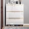 Shoe Cabinet Double Layer 100 cm - White