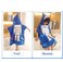 Cutie cute Kids Hooded Beach Swim Pool Bath Towel Poncho for Age 4-10 Years Multi-use - Astronaut large with Drawstring Bag
