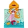 Cutie cute Kids Hooded Beach Swim Pool Bath Towel Poncho for Age 4-10 Years Multi-use - Mermaid small
