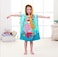 Cutie cute Kids Hooded Beach Swim Pool Bath Towel Poncho for Age 4-10 Years Multi-use - Mermaid small