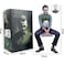 Cutie cute Hot Movie Joker Heath Ledger Clown Sitting Doll Car Rear Roof Pendant Exterior Ornament Model Toy Gift 27cm (Back Buckle) With Gift Box