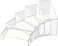 Rarapop 5 Pcs Clear Acrylic Display Risers for Cupcakes, Figures, and Jewelry