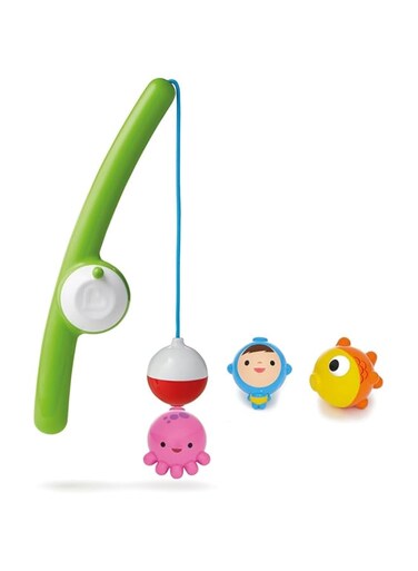 Munchkin Fishin&rsquo; Bath Toy , bath toy, bath activity fun, colorful toy to keep kids engaged, infant/baby/toddler/kids, 24 Months and above