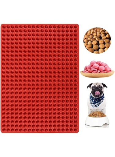 KASTWAVE 468-Cavity Mini Round Silicone Mold/Chocolate Drops Mold/Dog Treats Pan/Semi Sphere Gummy Candy Molds for Ganache Jelly Caramels Cookies Pet Treats Baking Mold
