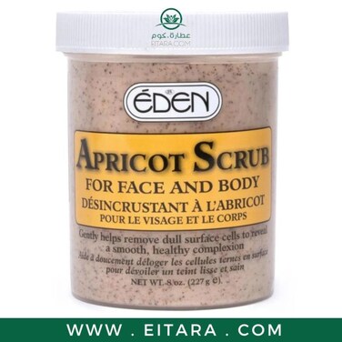 EDEN APRICOT SCRUB FOR FACE AND BODY 227g