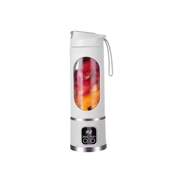 Portable USB Rechargeable Blender &ndash; 6-Blade Smoothie Juicer Cup for Shakes &amp; Fruit Drinks
