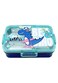 East Stainless Steel Bento Lunch Box, 3 Compartments, Leak Resistance, Durable, BPA Free, Eco Friendly, Dishwasher Safe, Ideal For School - Blue Dinosaur Pattern