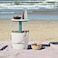 Keter Cooler GoBar White 2-in-1 Picnic Beverage Cooler &amp; Weather-Resistant Serving Table &ndash; Double-Wall Outdoor Drink Cooler With Convertible Table