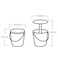 Keter Cooler GoBar White 2-in-1 Picnic Beverage Cooler &amp; Weather-Resistant Serving Table &ndash; Double-Wall Outdoor Drink Cooler With Convertible Table