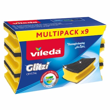 Vileda Glitzi Sponge Scourer 9 PCS