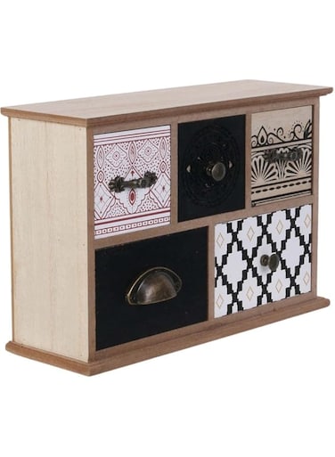 CMP IBERICA Wooden Chest with 5 Drawers - CAJONERA C/5 CAJONES