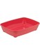 Moderna Arist-O-Tray-Cat Litter Tray 42.2 x 30.4 x 9.9 cm-Spicy Coral