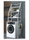 3-Shelf Washing Machine Space Saver Rack White