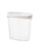 food jar with lid, transparent/white1.3 l