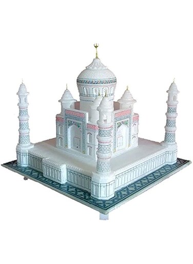 StonKraft Taj Mahal/Tajmahal Replica   Souvenir Collectibles   Marble Taj Mahal   Wonders Of The World Souvenirs